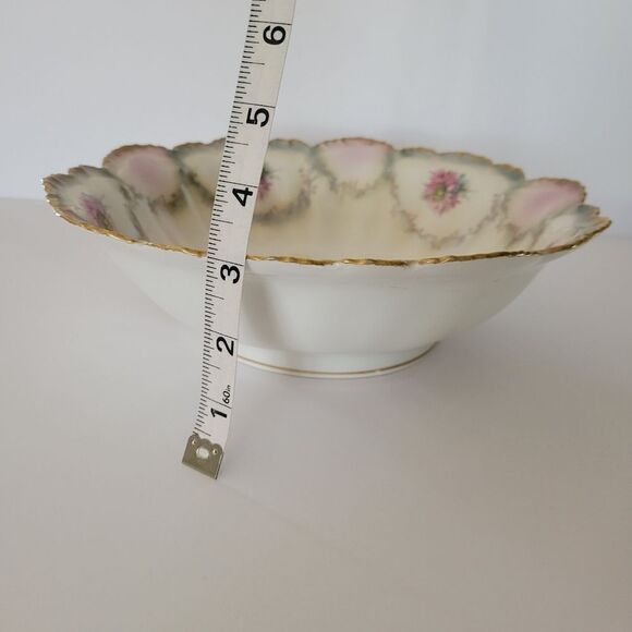 Empire China Porcelain Gilded Floral Bowl - Picture 9 of 10